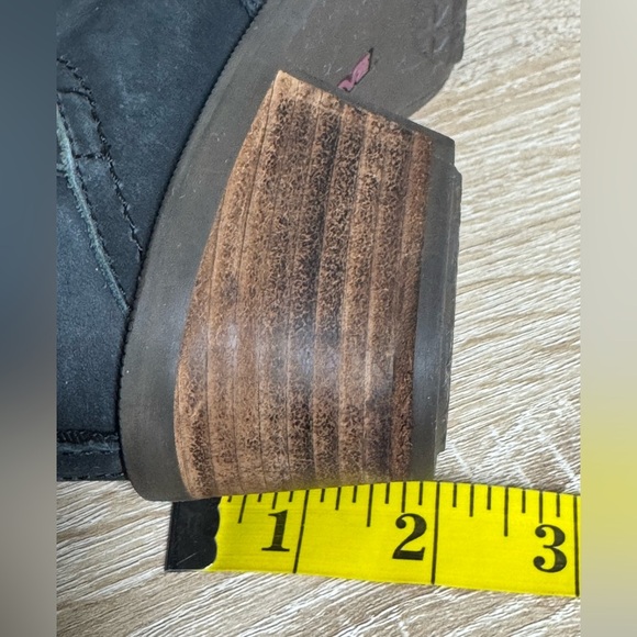 Teva Foxy Women 6.5 Black Nubuck Leather Ankle Boots - Picture 12 of 13